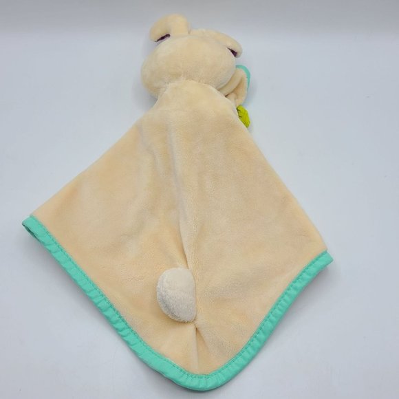 B Cuddly Baby Security Blanket Lovey Sleepy Bunny Rabbit Crinkle Leaf - Picture 4 of 5
